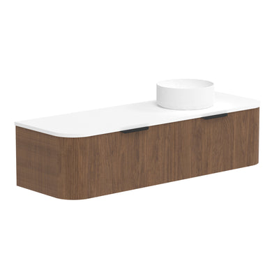 ADP Waverley Wall Hung 1500mm Single Right Offset Bowl Vanity Cabinet