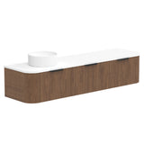 ADP Waverley Wall Hung 1800mm Single Left Offset Bowl Vanity Cabinet