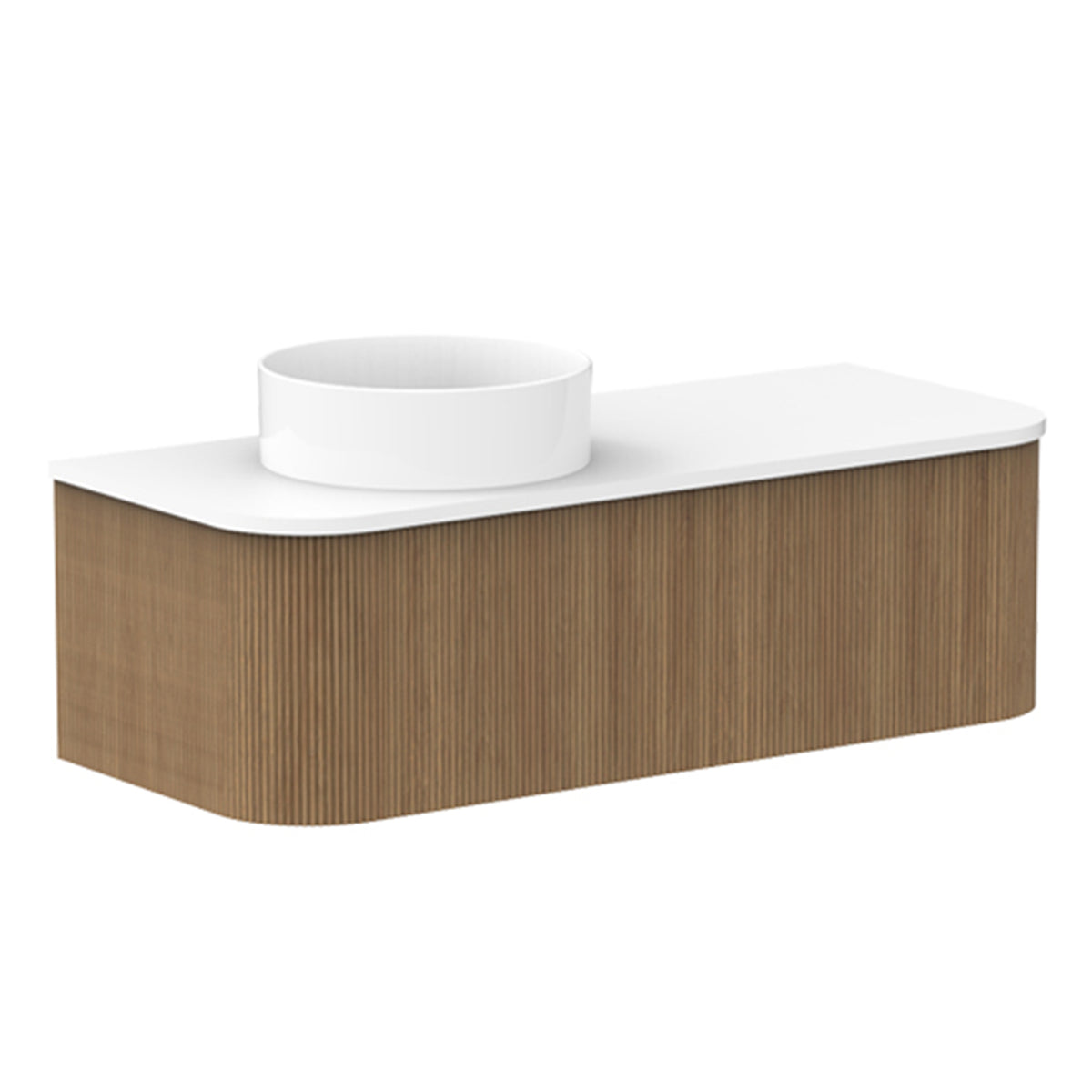 ADP Waverley Wall Hung 1200mm Single Left Offset Bowl Vanity Cabinet