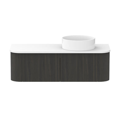 ADP Waverley Wall Hung 1200mm Single Right Offset Bowl Vanity Cabinet