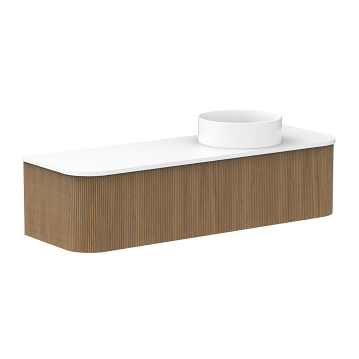 ADP Waverley Wall Hung 1500mm Single Right Offset Bowl Vanity Cabinet