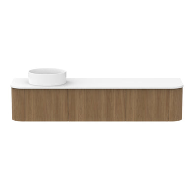 ADP Waverley Wall Hung 1800mm Single Left Offset Bowl Vanity Cabinet
