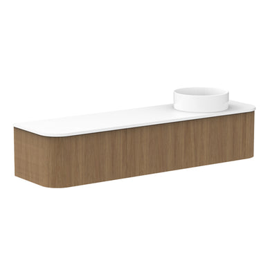 ADP Waverley Wall Hung 1800mm Single Right Offset Bowl Vanity Cabinet