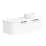 ADP Waverley Wall Hung 1200mm Single Right Offset Bowl Vanity Cabinet
