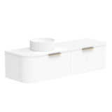 ADP Waverley Wall Hung 1500mm Single Left Offset Bowl Vanity Cabinet