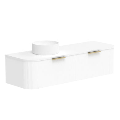 ADP Waverley Wall Hung 1500mm Single Left Offset Bowl Vanity Cabinet