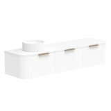 ADP Waverley Wall Hung 1800mm Single Left Offset Bowl Vanity Cabinet