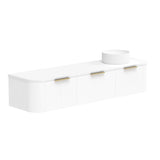 ADP Waverley Wall Hung 1800mm Single Right Offset Bowl Vanity Cabinet