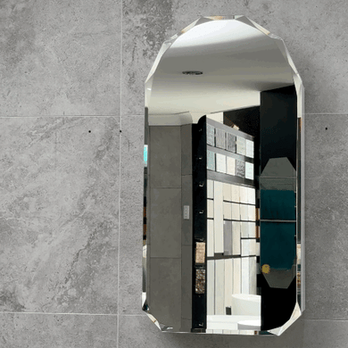 Arch Jewel 450mm x 900mm Mirrored Shaving Cabinet, Matte White