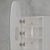 *Clearance* Riri Oblong 500mm x 900mm Mirrored Shaving Cabinet, Matte White