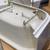 Arco plus bathtub underside GIF in white colour