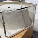 Angie corner bathtub underside in white colour