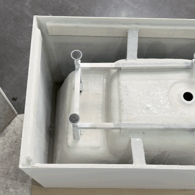 Hicube Multifit 1000mm Japanese Soaking Freestanding Bath with Seat, Matte White