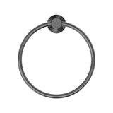 Profile SS Hand Towel Ring, PVD Brushed Gunmetal