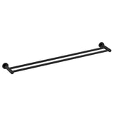 Profile SS 900mm Double Towel Rail, Chromium Matte Black
