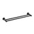 Profile SS 600mm Double Towel Rail, PVD Brushed Gunmetal