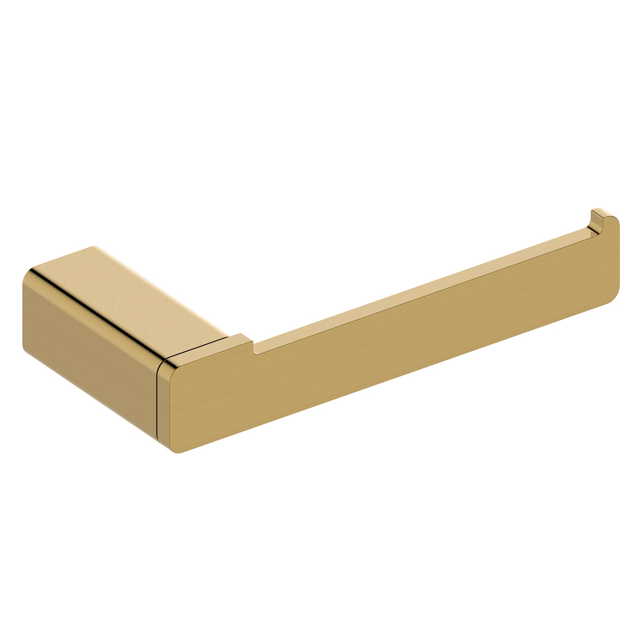 Kiki Toilet Roll Holder, PVD Brushed Brass (Gold)