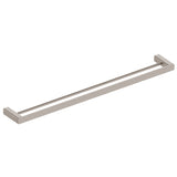 Kiki 800mm Double Towel Rail, Brushed Nickel