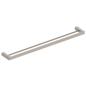 Kiki 800mm Double Towel Rail, Brushed Nickel
