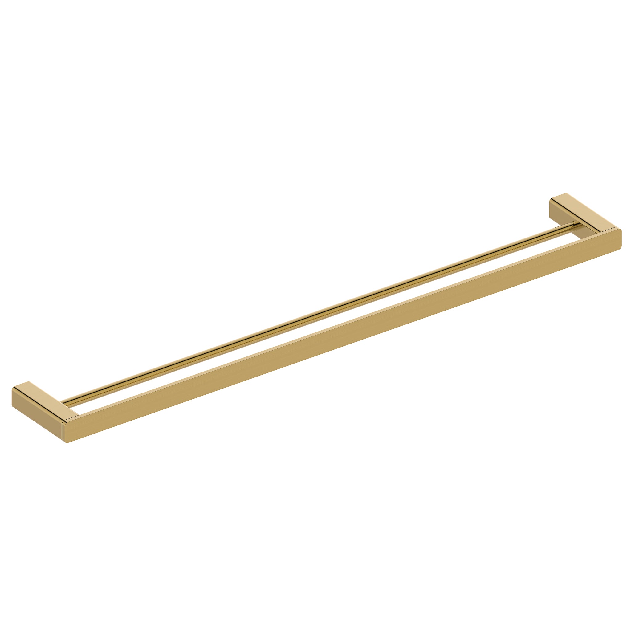 Kiki 800mm Double Towel Rail, PVD Brushed Brass (Gold)