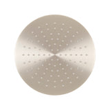 Profile Round Twin Shower System with Adjustable Rail and 250mm Head, Brushed Nickel