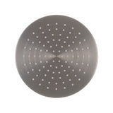 Profile Round Twin Shower System with Adjustable Rail and 250mm Head, Brushed Gunmetal