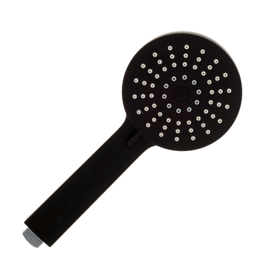 Profile Round 3-Function Hand Shower with Holder, Matte Black