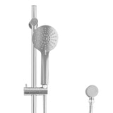 Profile Round 3-Function Hand Shower on Rail, Polished Chrome