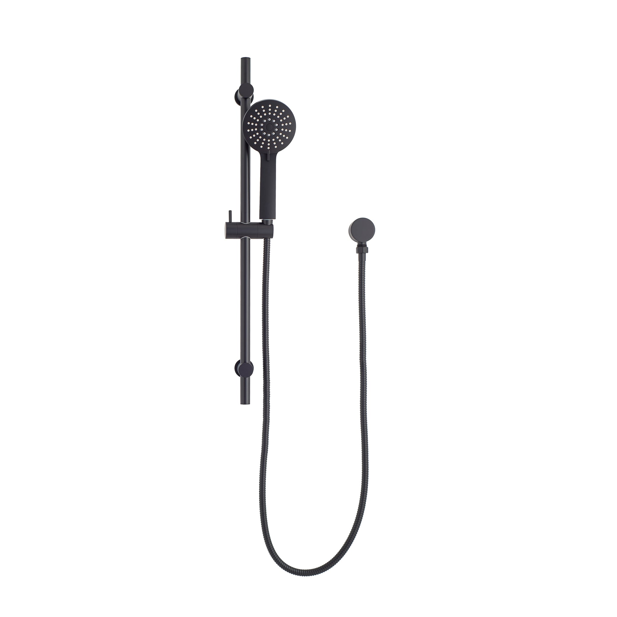 Profile Round 3-Function Hand Shower on Rail, Matte Black