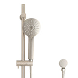 Profile Round 3-Function Hand Shower on Rail, Brushed Nickel