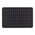 Rectangular 300mm x 200mm x 7mm Stainless Steel Rain Shower Head, Matte Black