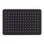 Rectangular 300mm x 200mm x 7mm Stainless Steel Rain Shower Head, Matte Black