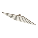 Rectangular 300mm x 200mm x 7mm Stainless Steel Rain Shower Head, Brushed Nickel