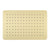 Rectangular 300mm x 200mm x 7mm Stainless Steel Rain Shower Head, Brushed Brass (Gold)
