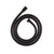 Retto Square Twin Shower System with Adjustable Rail and 250mm Head, Matte Black