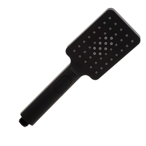 Retto Square 3-Function Hand Shower, Matte Black