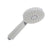 Jena Round Twin Shower System with Adjustable Rail, Push Button Diverter and 250mm Head, Polished Chrome
