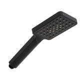 Jena Square Twin Shower System with Adjustable Rail, Push Button Diverter and 250mm Head, Matte Black