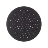 Jena Round Twin Shower System with Adjustable Rail, Push Button Diverter and 250mm Head, Matte Black