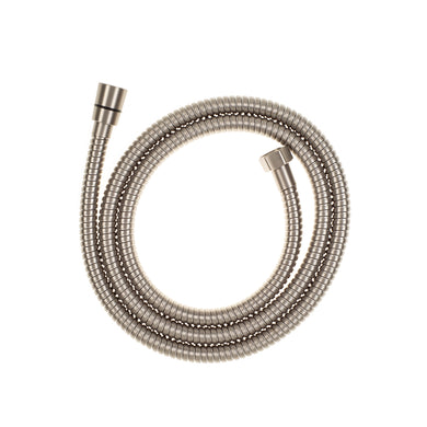 Jena Round Twin Shower System with Adjustable Rail, Push Button Diverter and 250mm Head, Brushed Nickel