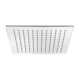 Square 300mm Stainless Steel Rain Shower Head, Polished Chrome