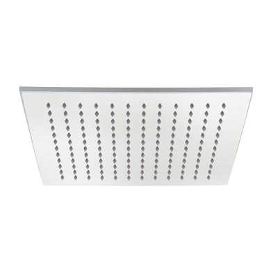 Square 300mm Stainless Steel Rain Shower Head, Polished Chrome