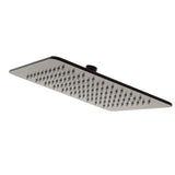Square SS 250mm Rain Shower Head, Matte Black
