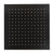 Square 300mm Stainless Steel Rain Shower Head, Matte Black