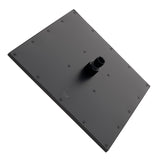 Square 300mm Stainless Steel Rain Shower Head, Matte Black
