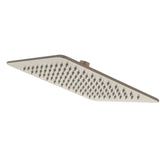 Square SS 250mm Rain Shower Head, Brushed Nickel