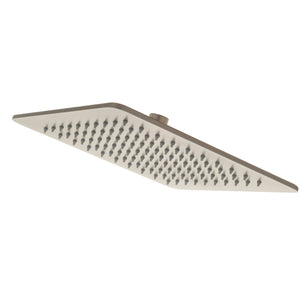 Square SS 250mm Rain Shower Head, Brushed Nickel