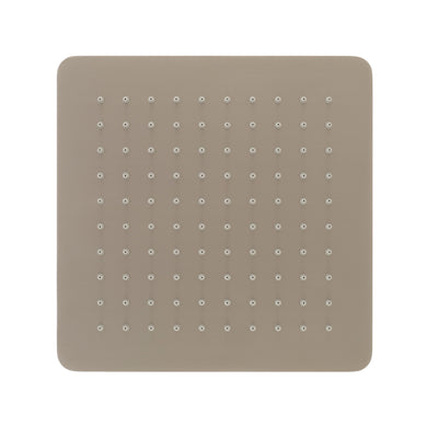 Square SS 250mm Rain Shower Head, Brushed Nickel