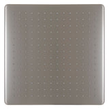 Square 400mm Stainless Steel Rain Shower Head, Brushed Nickel