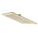 Square SS 250mm Rain Shower Head, Brushed Brass (Gold)